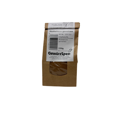 Muskatnuss gemahlen