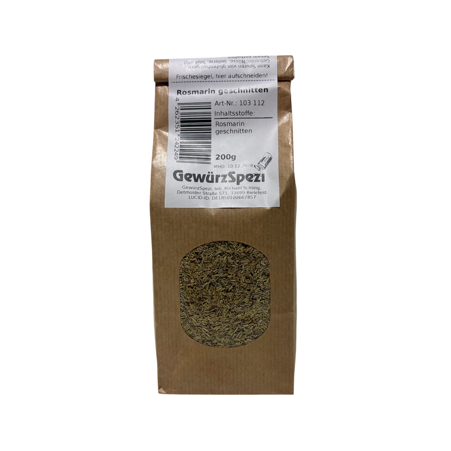 Rosmarin geschnitten