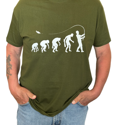 Angler T-Shirt "Evolution" Unisex