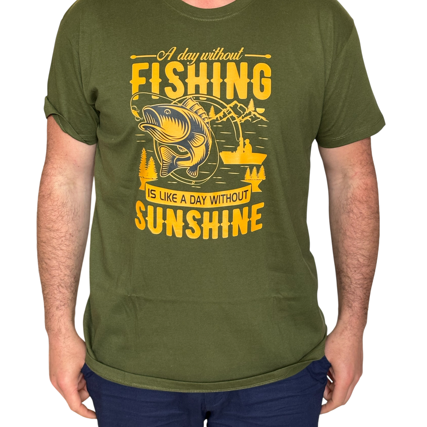 Angler T-Shirt "Without Fishing" Unisex