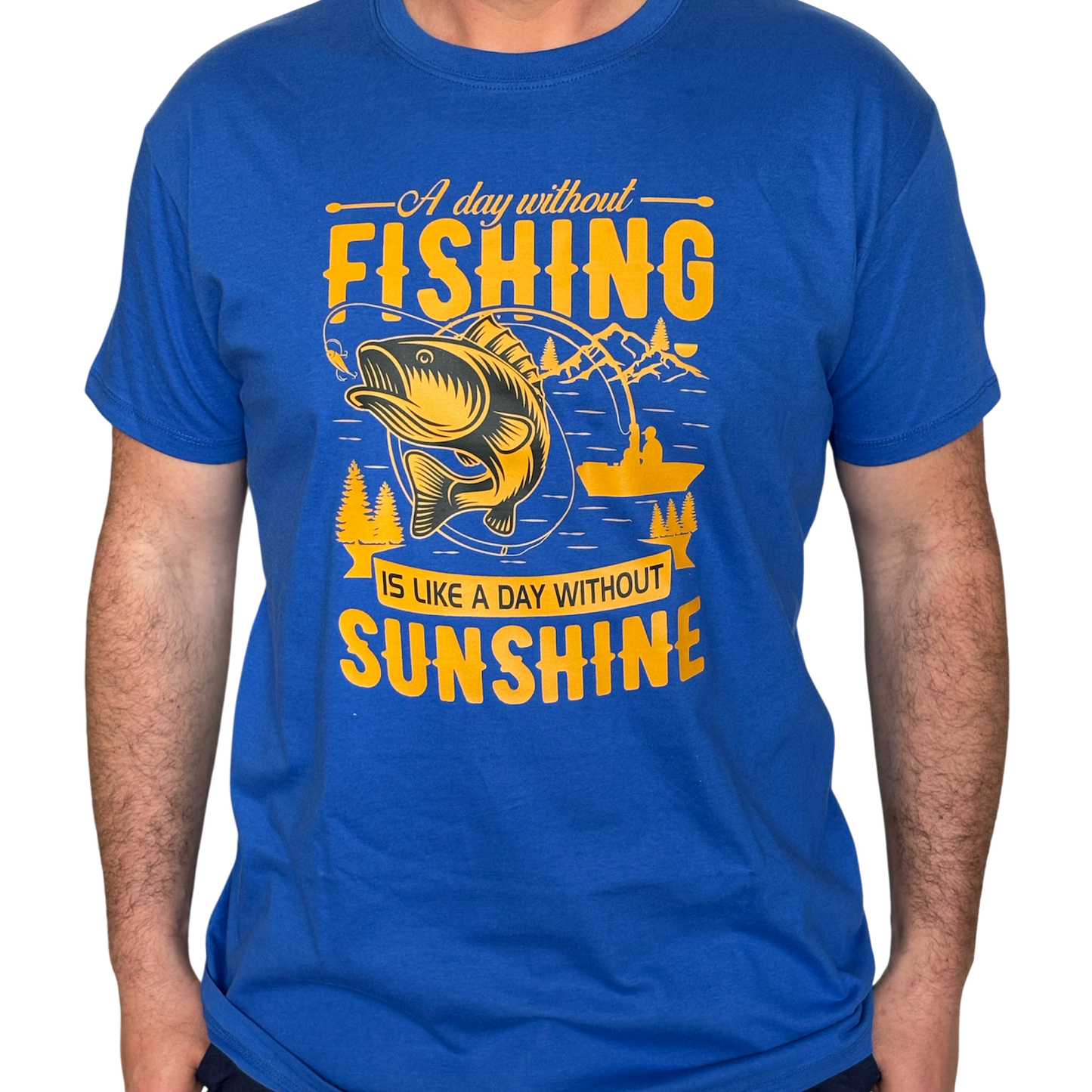 Angler T-Shirt "Without Fishing" Unisex