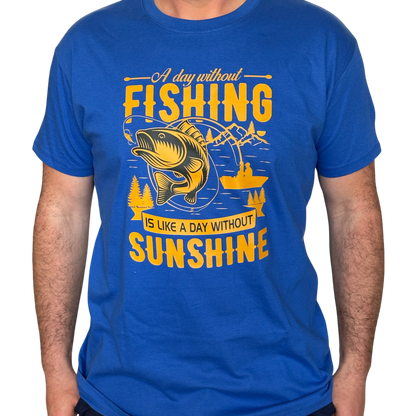 Angler T-Shirt "Without Fishing" Unisex
