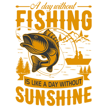 Angler T-Shirt "Without Fishing" Unisex