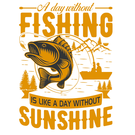 Angler T-Shirt "Without Fishing" Unisex