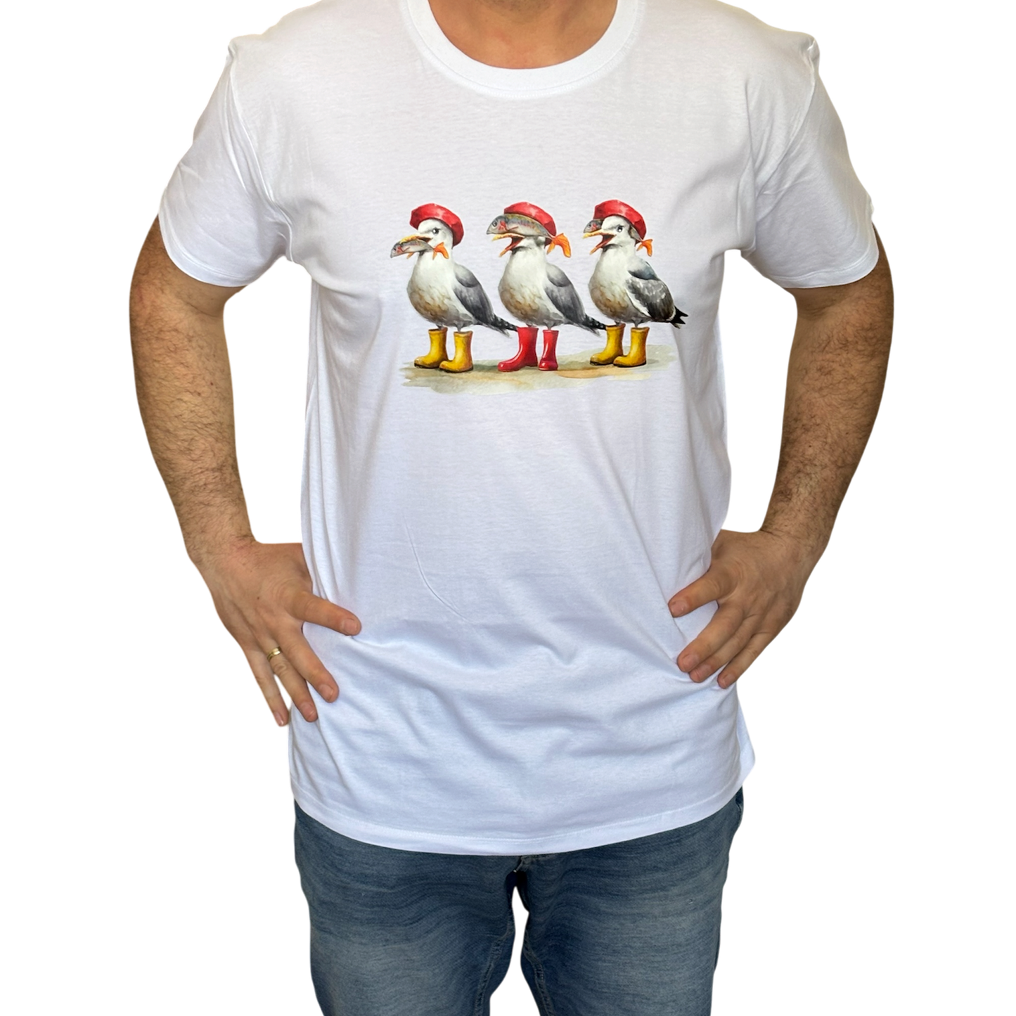 Angler T-Shirt "Nicht sprechen, sehen, hören" Unisex