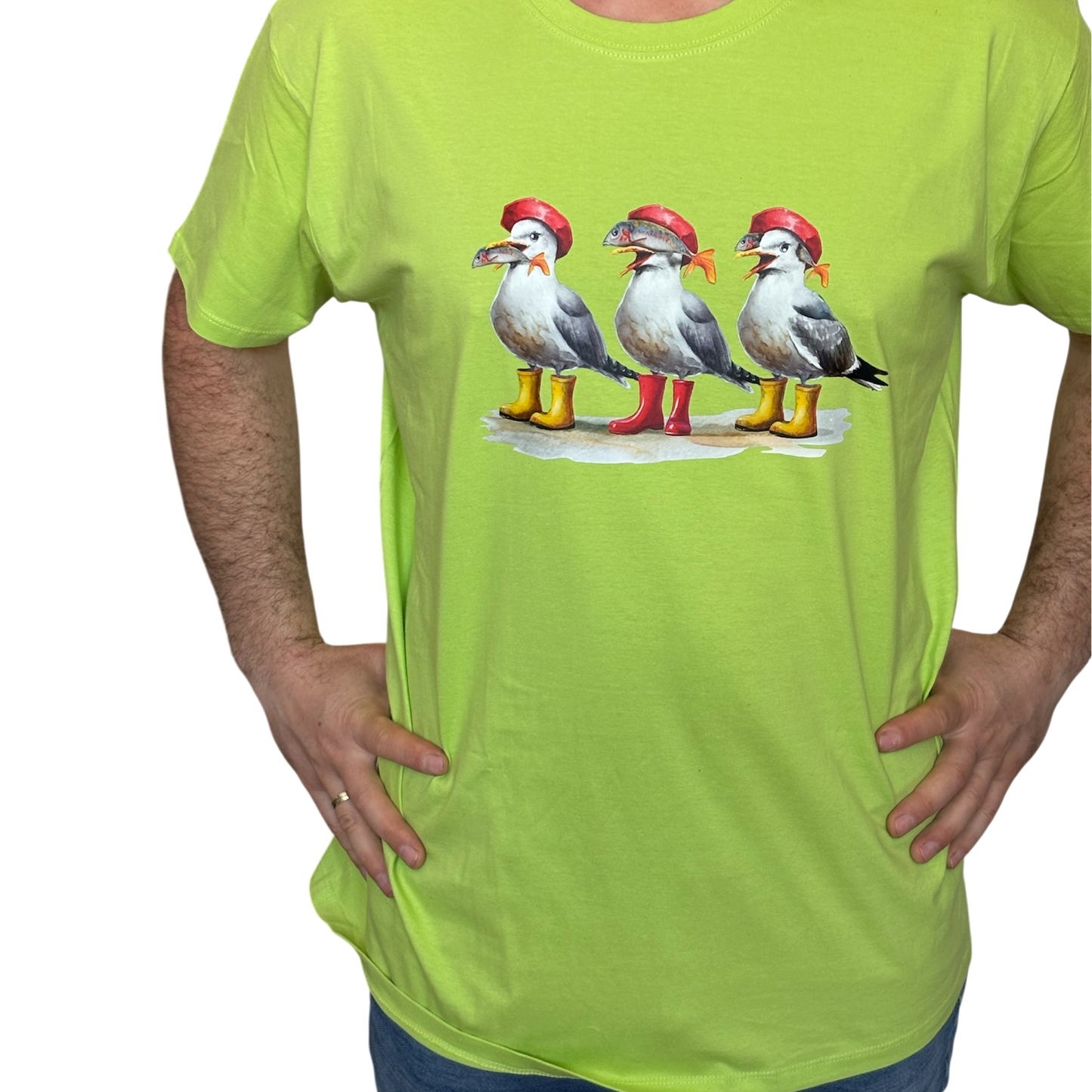 Angler T-Shirt "Nicht sprechen, sehen, hören" Unisex